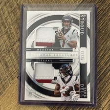 2023 National Treasures CJ Stroud Tank Dell Rookie RC Patch Holo Silver #02/25