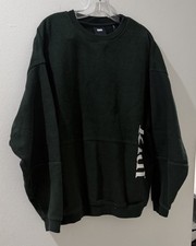 Men  s kITH Paneled Crewneck Green Size xL