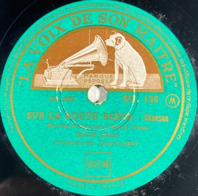 Renée Lebas: Auf der blauen Straße / Mammy DISC 78 RPM LVDSM SG. 126 EX