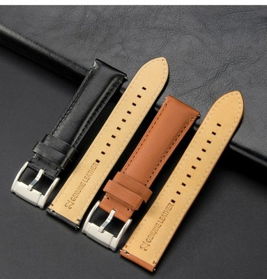 22mm Herrenarmband aus echtem Leder für Fossil FS5237 ME3052 Uhrenarmbänder