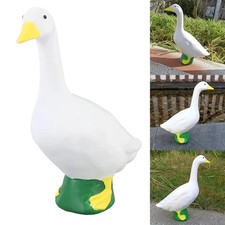 Dress Up Goose Large White Garden Statue Indo...