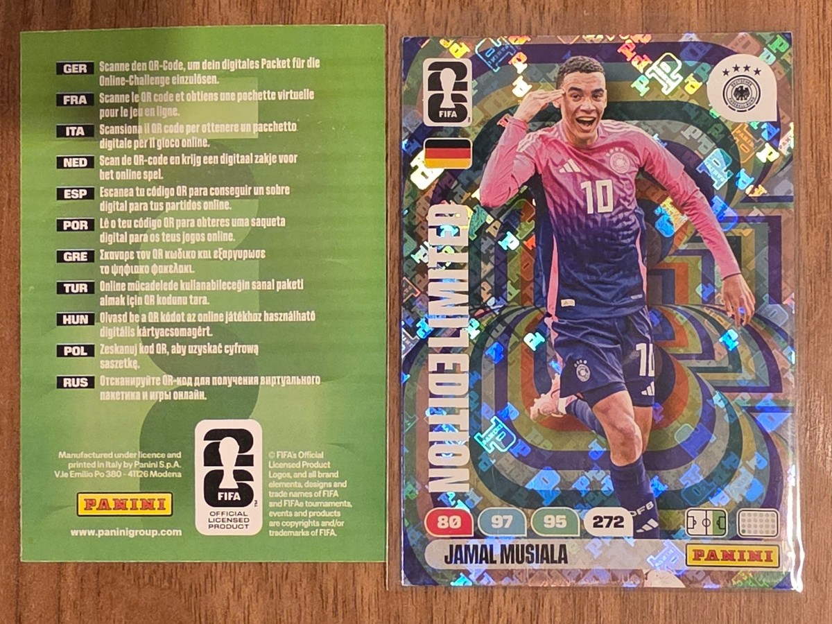 Panini Adrenalyn FIFA World CUP 2026 GREEN HOLO XL Limited Jamal