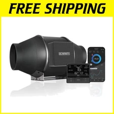 Smartly Controlled 4'' Inline Duct Fan for Odor Exhaust and Climate Management