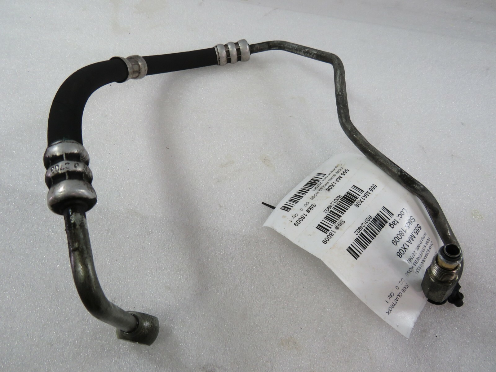 Maserati Quattroporte, Pump to Steering Rack Hose, Used, P/N 227562