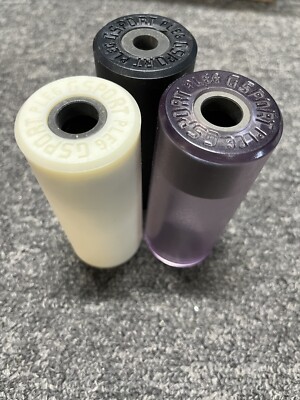 Gsport PLEG Plastic Pegs 3 G SPORT Nylon Resin Peg Purple Black White BMX Axle 