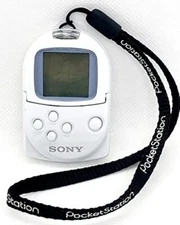 PS1 POCKET STATION Console WHITE SCPH-4000 Sony Official Playstation TESTED