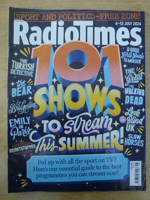 RADIO TIMES  6-12 JUL 2024 - 101 SHOWS TO STREAM THIS SUMMER