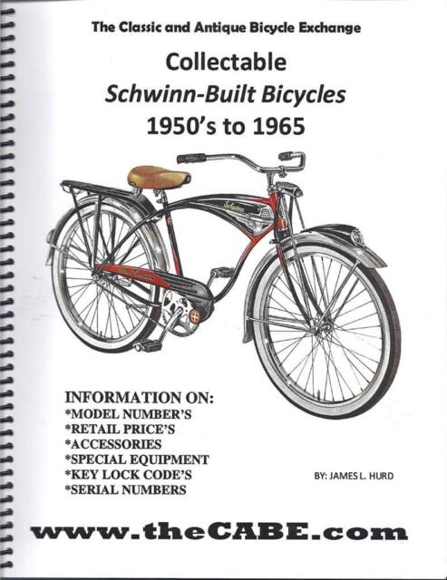 ALL NEW BOOK Collectable SCHWINN Built Bicycles 1950's to 1965 Phantom Panther OI9634 ALL NEW BOOK Collectable SCHWINN Built Bicycles 1950's to 1965 Phantom Panther OI9634