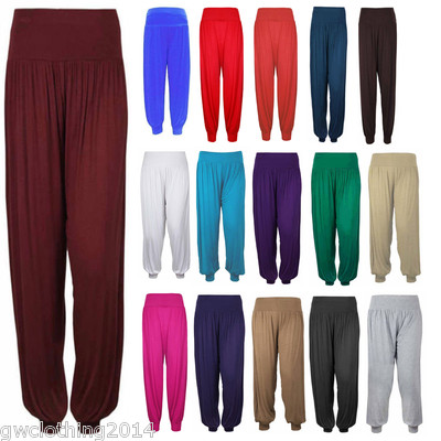 #ad Ladies women#x27;s girls Ali Baba Harem Hareem Trousers Pants Leggings Costume Dress GBP 7.39