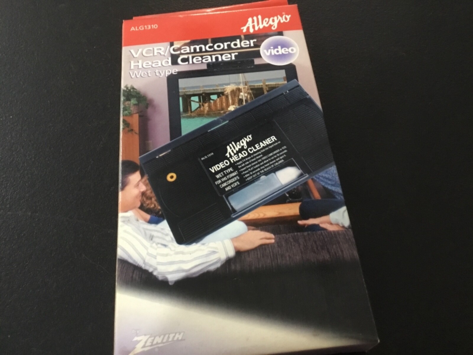 VCR/Camcorder Head Cleaner Wet Type VHS Tape eBay