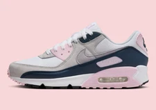 Nike Air Max 90 Pink Foam Armory Navy White Wolf Grey Nby DM0029-106 Men's