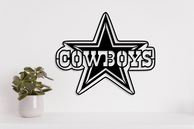 Dallas Cowboys metal laser cut vector files dxf, svg, eps. ai, pdf, png