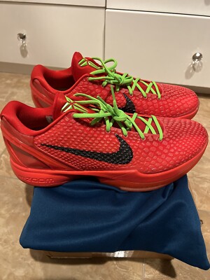 Kobe 6 Protro Basketball Shoe Reverse Grinch Size 8-14