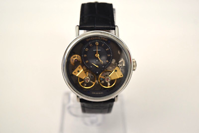 New Stuhrling Classic Dark Blue Leather Automatic M12658 $1950.00 Watch