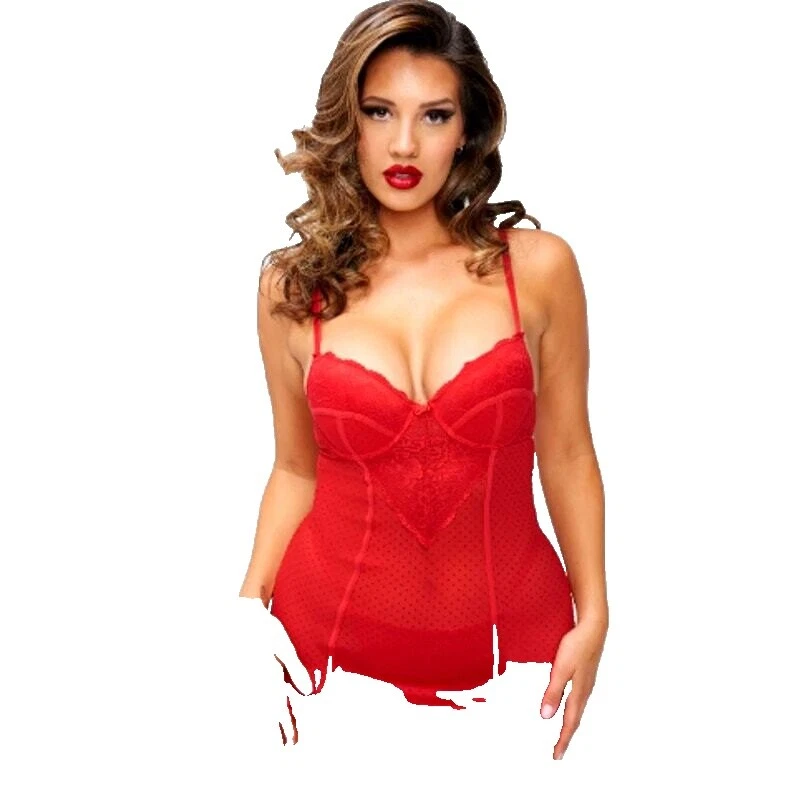 Frederick's of Hollywood Poliamida camisolas Camisola y Conjuntos para Mujeres