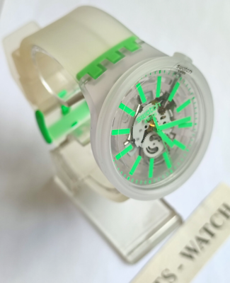 SWATCH+BIG BOLD+SO27E104 GREENINJELLY+NEUWARE/NEW