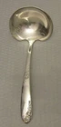 vintage Sterling Silver Lunt SWEETHEART ROSE Gravy Ladle 6"