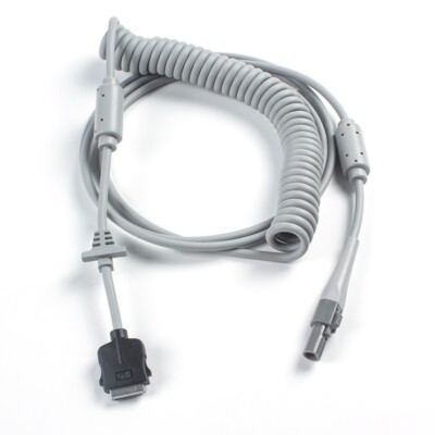 Compatible GE ECG Cam 14 Data Cable GE Coiled GE Data Cable 2016560-001