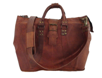 Vintage Leather Doctor's Bag Nurse Medicine Handbags Laptop Briefcase Tools Cas