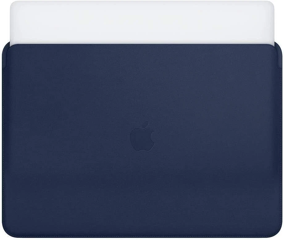 Original Apple Leather Sleeve for 15 Inch MacBook Pro Midnight Blue (MRQU2ZM/A) - Image 2 of 4