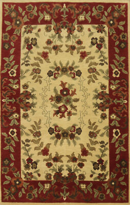 Stylish Handcrafted Living Room Rug 6x10 ft Luxurious Hand-knotted Wool Rug