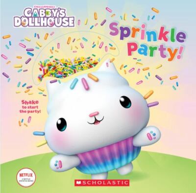 Sprinkle Party!; Gabby's Dollhouse Novelty- 1338851179, novelty book, Scholastic