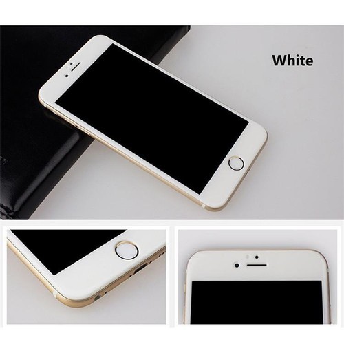 WHITE Full Curved Tempered Glass Screen Protector Samsung Galaxy Plus S6 S7 Edge - Picture 2 of 2