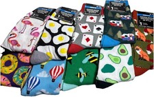 Men  s Novelty Socks 10-13 Shoe Size 6-12 9 Pair Funky Assortment