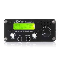 V2 uSDX+ PLUS QCX-SSB  3-5W 8 Band SDR All Mode HF SSB QRP Transceiver + Battery