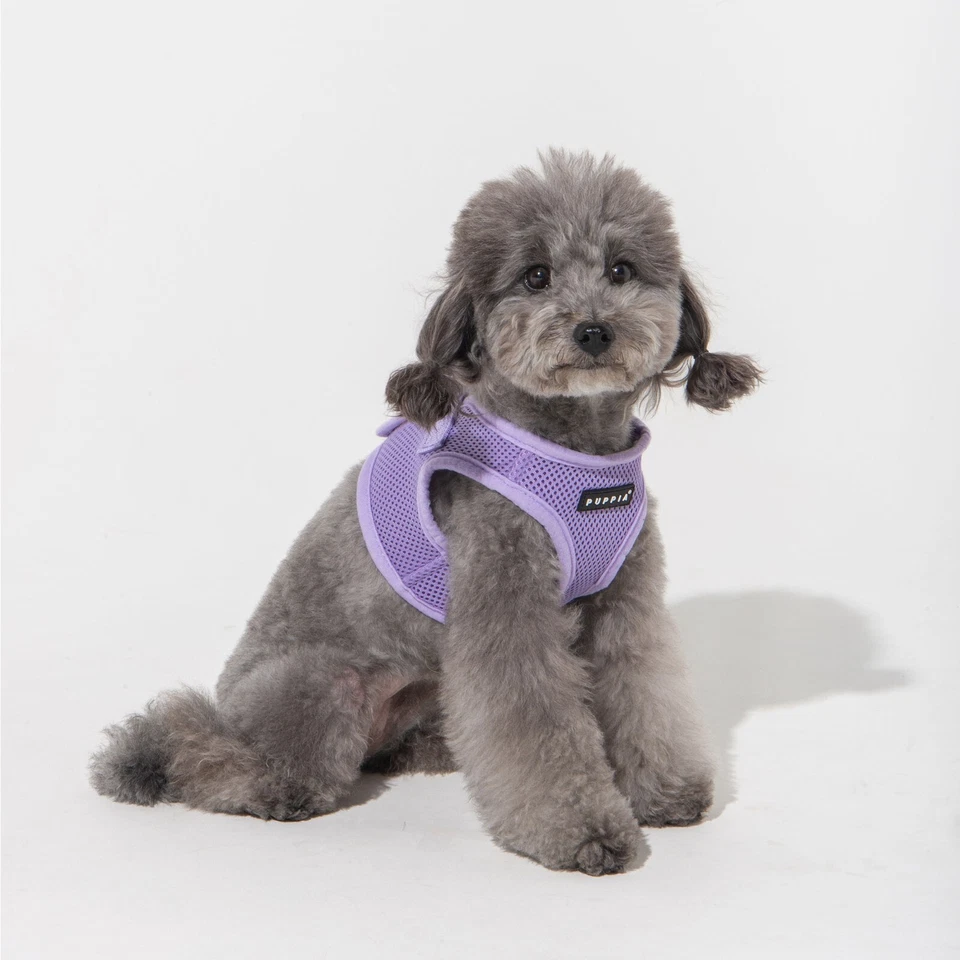 Arnés de paso chaleco suave Puppia para perros pequeños/medianos Foto 2 de 4