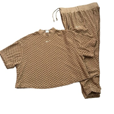 nike high waisted jogger set