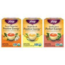 Yogi Tea Energy Variety 3 Pack Organic Sampler - Easter Basket Tea Gift Samp