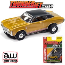 Auto World Thunderjet 1972 Buick GS Gold HO Scale Slot Car