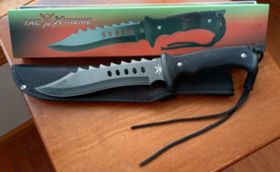 New Old Stock 12'' Overall 6 3/4'' Blade 5 1/4'' Handle Tac Extreme TX-015B