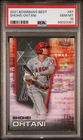 2021 Bowman'S Best Shohei Ohtani PSA 10 #67 LOS ANGELES ANGELS 381