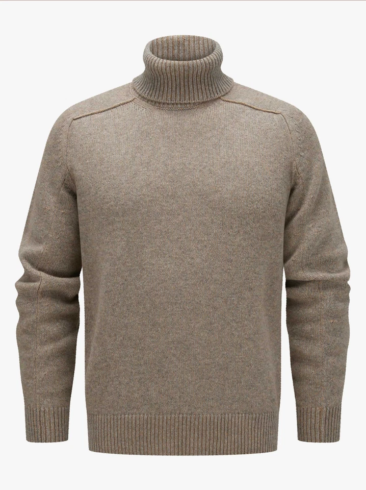 ZEGNA Oasi Cachemire Col Roulé Pull Sweater Nouveau XXL - Photo 3/4