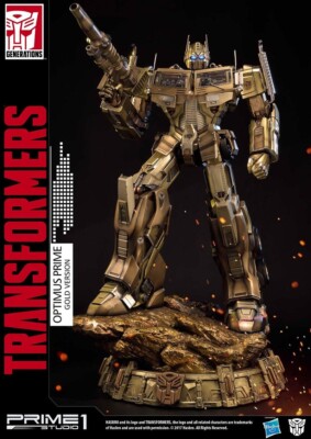 Prime1Studio PMTF-01GL Optimus Prime Gold Version 58cm statische Sammlungsfigur
