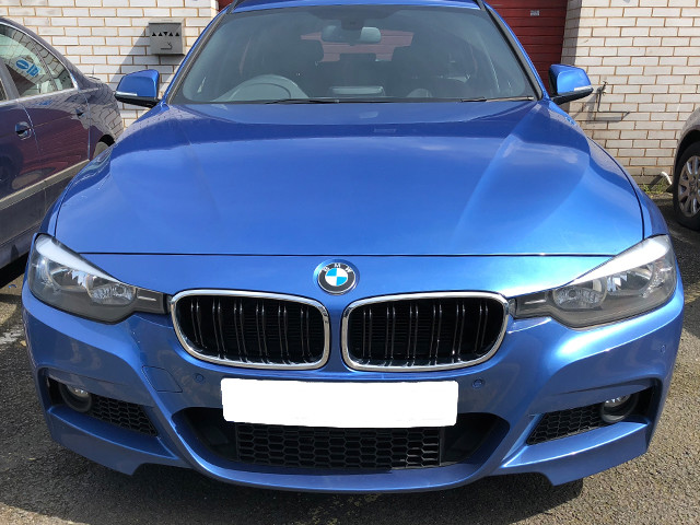 Bmw F30 F31 3 Series Kidney Grill Grille Black And Chrome M3 Style For Sale Online Ebay