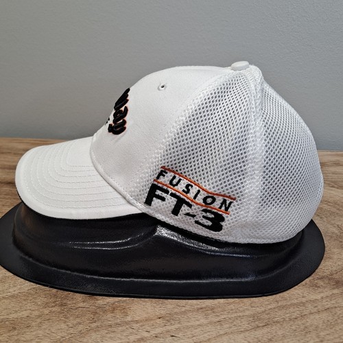 NWOT Callaway Golf by New Era 2005 Tour Authentic White StretchFit Fitted Cap - Picture 3 of 8