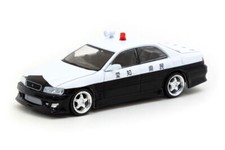 Tarmac T64G-007-BW VERTEX Toyota Chaser JZX100 "Police" schwarz/weiss 1:64