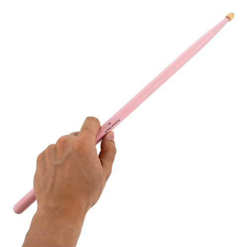 1 Pair 5A Pink Maple Wood Drumstick Anti Slip Drum Stick for Musical Instrument - Picture 8 of 12
