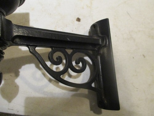 VINTAGE-Aluminum BLACK- Wall Sconce- WITH WALL BRACKET - Picture 6 of 9