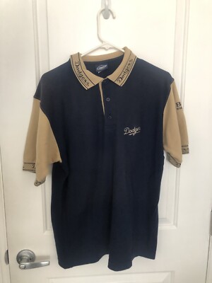 Vintage Los Angeles Dodgers Staff Polo Shirt Employee Usher Shohei Ohtani Mookie
