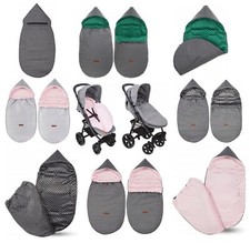 Baby Hooded Footmuff Stroller Pushchair Dimple  Warm Sleepsacks