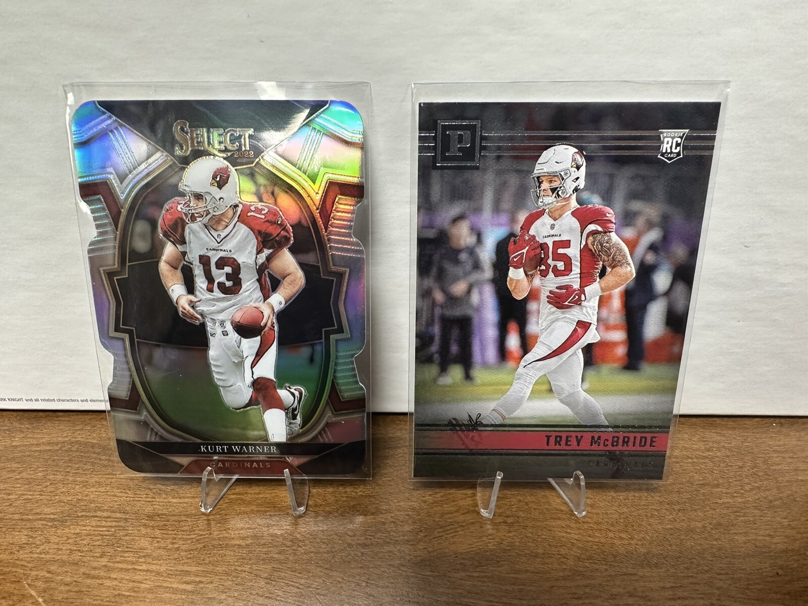 2022 Select Kurt Warner Concourse #13 Silver DieCut Trey McBride Panini#PA-23 RC