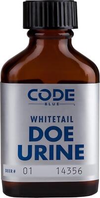 Code Blue Whitetail Doe Urine, 1 Oz.