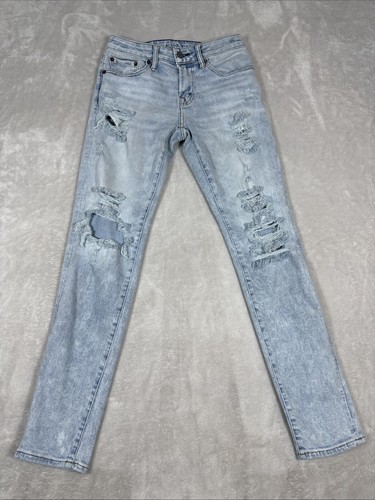 American Eagle Airflex LT Wash Distressed Men’s Size 28X32 Skinny (28X31)