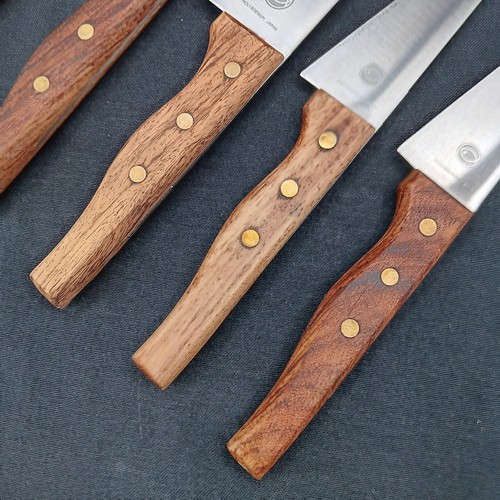 Lot Of 5 1970s Vintage 6"-8.5" Blade GOLDEN FISH Chef Slicing Knife JAPAN - Picture 6 of 22