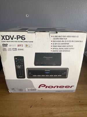 Pioneer XDV-P6 Car Stereo Mobile Media Station  BRAND NEW 6 Disc DVD
