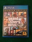 GTA v Premium Edition Grand Theft Auto v for PS4, Complete with Map Inserts